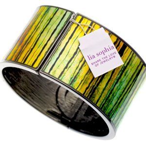Women's Lia Sophia Forest Stretch Cuff Bangle Bracelet